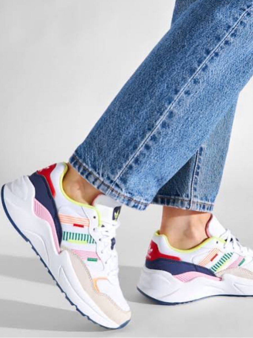 adidas Retropy Adisuper Multicolor Sneakers Shoes Women’s 8.5